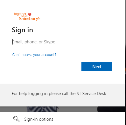 Here is the snapshort of official MySainsbury's login page